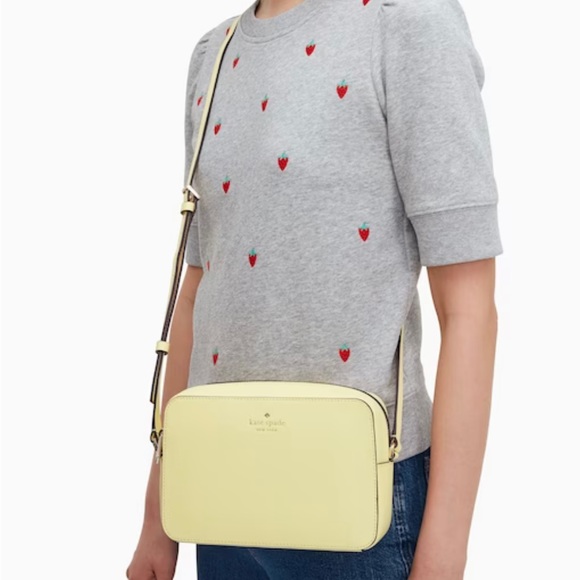kate spade Bags Nwt Kate Spade Harper Crossbody In Lemon Fondant